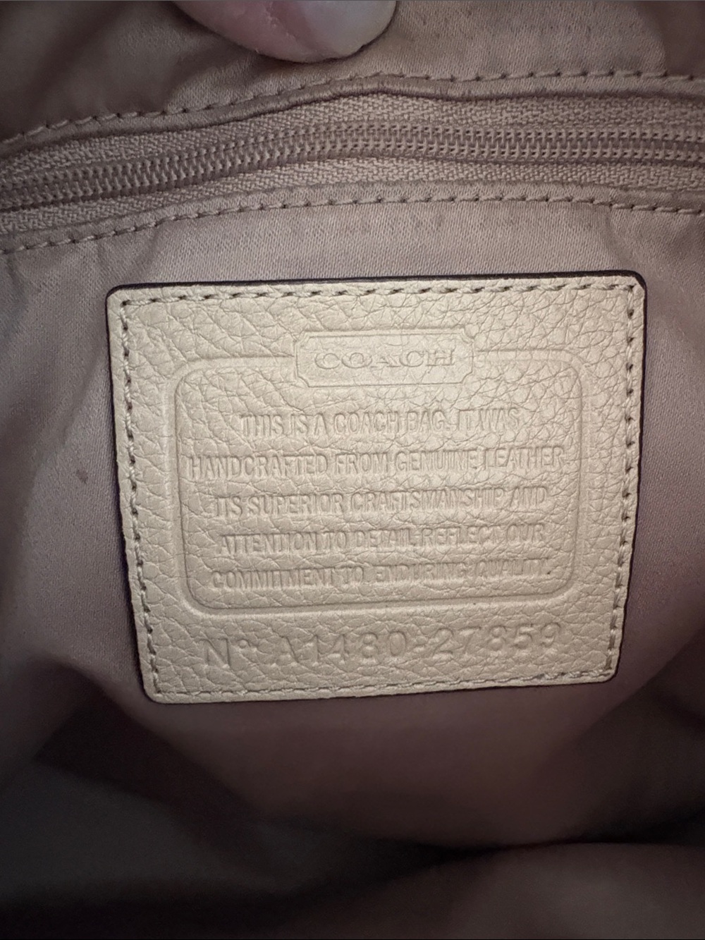 Coach Pebbled Leather Madison Carryall Shoulder Tote - Picture 7 of 14